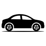 car-icon-car-icon-car-icon-simple-sign-free-vector Black cartoon image of a vehicle